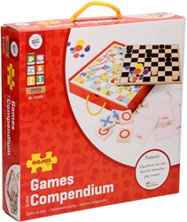 BigJigs wooden games compendium classic board game travel set
