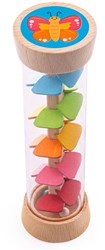 BigJigs wooden rainmaker baby toy garden sensory