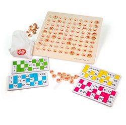 BigJigs bingo wooden kids game educational classic party game