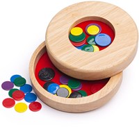 BigJigs wooden Tiddly Winks classic kids game board game