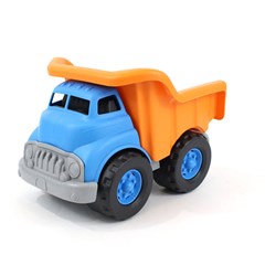 Green Toys dump truck toy vehicle blue orange sustainable