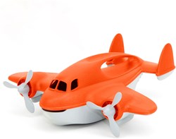 Green Toys fire plane toy made from recycled plastic