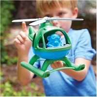 Green Toys toy helicopter green - eco-friendly kids toy-2