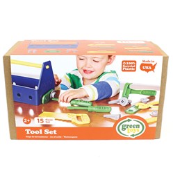 Green Toys tool box playset blue eco-friendly toy