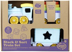 Green Toys train stacking and sorting toy - educational and eco-friendly