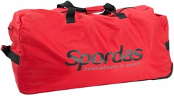 Spordas big red wheeled duffle - sturdy sports bag with wheels