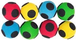 Spordas soft ball set - 8 velcro foam play balls