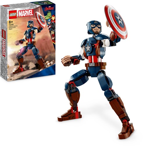 LEGO Marvel Captain America buildable figure Avengers toy - 76258-2