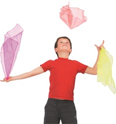 Spordas juggling scarves set - 72 pieces colorful toy