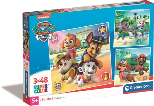 Clementoni Paw Patrol puzzle set - 3x48 pieces - kids jigsaw