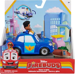 Spin Master Firebuds toy car Jayden & Piston with donut drift action