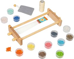 BigJigs wooden bead loom creative toy for children