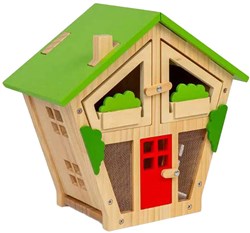 BigJigs wooden insect house - educational outdoor toy 7-piece