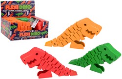 Johntoy dinosaur toy flexible T-Rex 21 cm multicolor