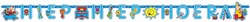 Folat Bumba letter garland birthday decoration 6 meters paper