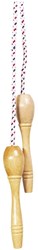 Goki skipping rope with wooden handles - kids toy 240cm