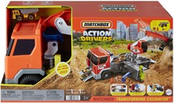 Fisher-Price Matchbox construction truck with drill station toy vehicle