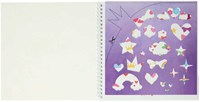 Mondikaarten princess sticker book coloring templates ring binder kids-2