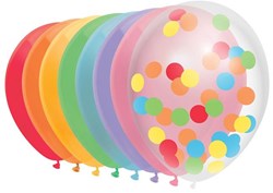 Ballonnen Regenboog, 10st.