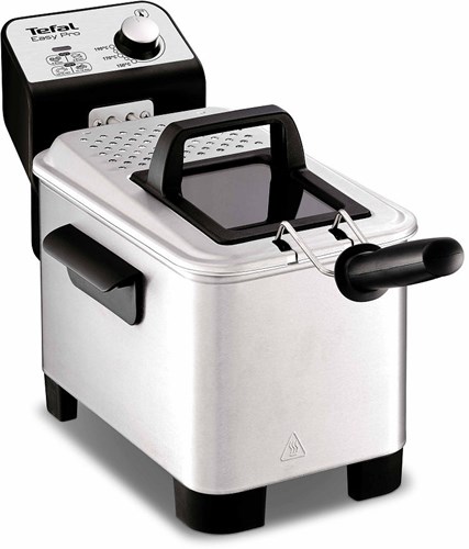 Tefal deep fryer - Easy Pro Premium 3L cold zone stainless steel black