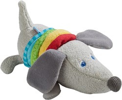 Haba dachshund pull-back plush toy interactive motor skills