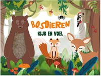 Lantaarn touch-and-feel forest animals book - interactive baby book
