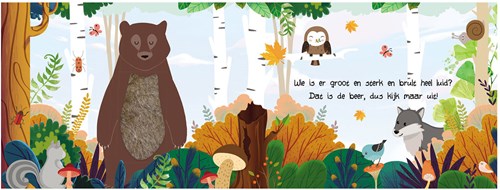 Lantaarn touch-and-feel forest animals book - interactive baby book-3