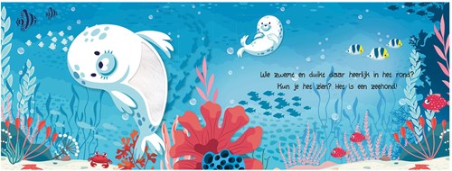 Lantaarn touch and feel sea animals book - interactive baby book-2