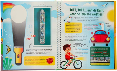 Lantaarn search book vehicles - Interactive flashlight book for kids-3