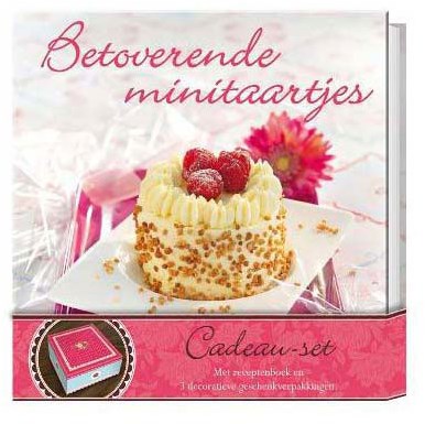 Lantaarn recipe book mini cakes gift set with gift boxes