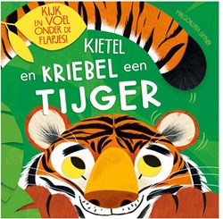 Lantaarn lift-the-flap book Tickle and stroke a tiger interactive book