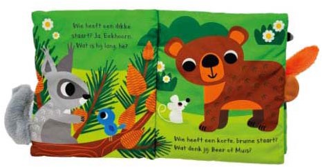 Lantaarn baby book forest animals cuddle book - super soft and cheerful-3