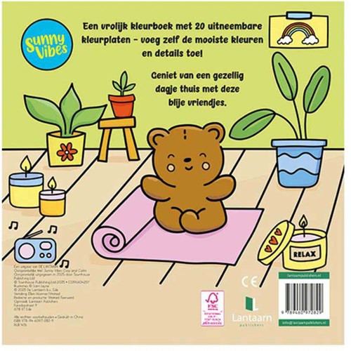 Lantaarn colouring book Sunny vibes - Cosy and calm for adults-2