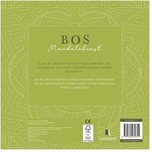 Lantaarn colouring book forest mandala art for adults mindful colouring-2