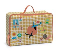 Djeco suitcase Graphic - waterproof kids suitcase with handle