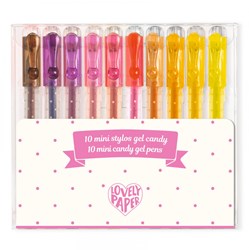 Djeco gel pens drawing 10 mini candy-colour set