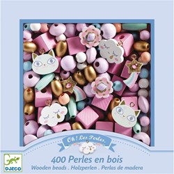 Djeco Wooden beads - Rainbow