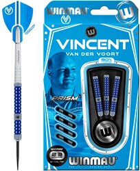 Winmau steeltip darts Vincent van der Voort 23g tungsten blue