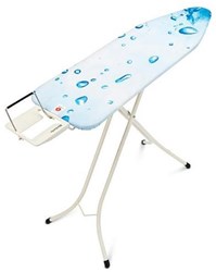Brabantia ironing board B 124x38 cm Ice Water with steam iron rest