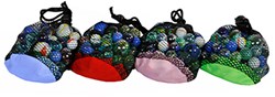 Glass marbles play fun 500 grams colorful net