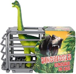 Dinosaur play figure in cage - toy dino figure - educational toy