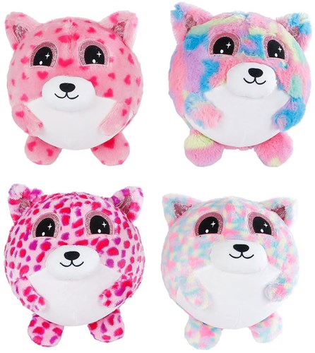 Inflatable plush toy Kitty with pump 23cm cuddly toy-2
