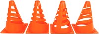 Cones orange plastic set - 4 pieces - football outdoor games-2