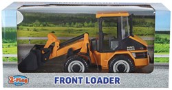 Mini shovel toy wheel loader 22cm plastic multi color