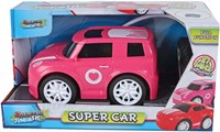 Remote control car Roadstar RC pink toy car 27Mhz 13.5cm
