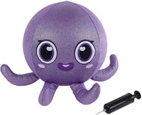 Inflatable animal toy with pump 30cm - colourful plastic-3