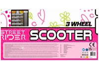 3-wheel kids scooter adjustable handlebar Abec 7 pink aluminium-3