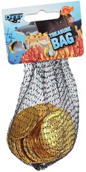 Gold coins toy pirate treasure 40 pieces for kids