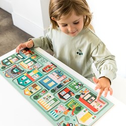 Petit Collage puzzle city - wooden toy puzzle for children