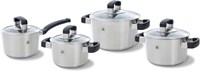 BK cookware set stainless steel Cool Grip glass lids 4-piece induction-2